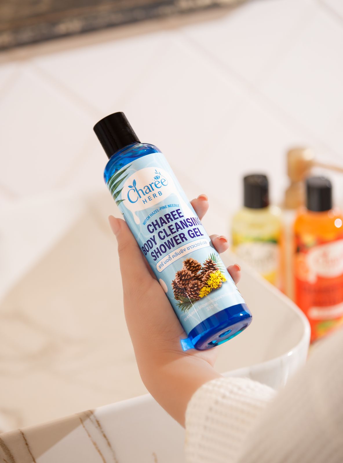 Charee Body Cleansing Shower Gel bottle